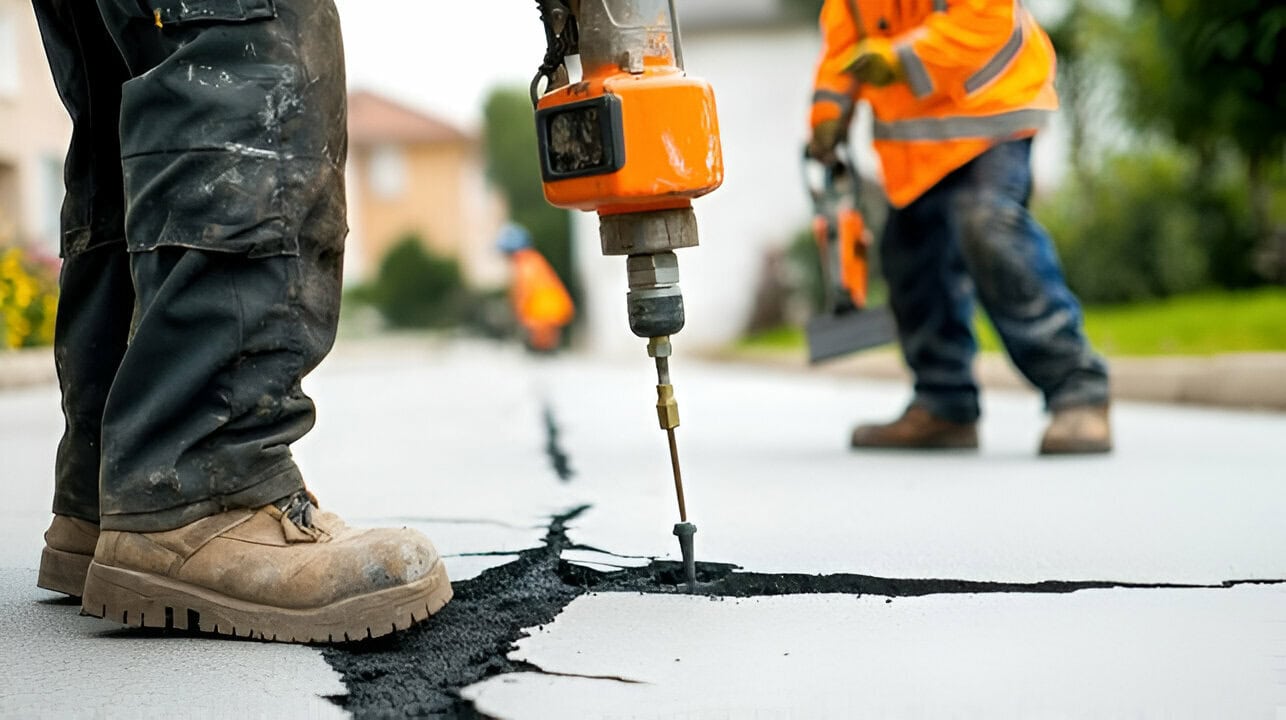 concrete crack repair